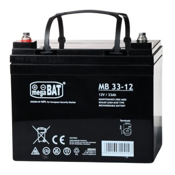 AKUMULATORS 12V/33AH-MB megaBATAKUMULATORS 12V/33AH-MB megaBAT
