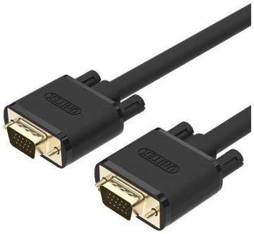 Unitek Y-C511G Premium VGA HD15 M/M VGA kabelis 1m