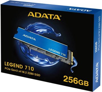 Adata Legend 710 256GB PCIe M.2 SSD disks