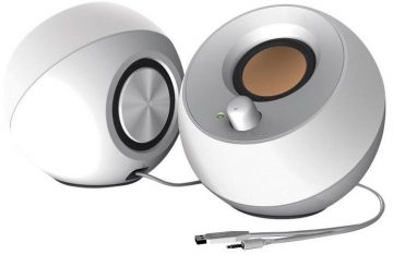Creative Pebble 2.0 USB datora skaļruņi, balti