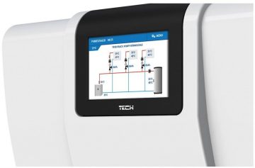 Valdiklis montuojamas su OPEN THERM (palaiko 3 vožtuvų pavaras + saulės kolektorių sistemas) I-3 Plus Tech valdikliai