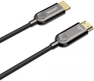 Unitek HDMI 2.1 AOC optiskais kabelis 8K 120Hz 5m Unitek HDMI 2.1 AOC optiskais kabelis 8K 120Hz 5m