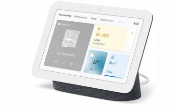 Google Nest Hub ar Google Assistant (2. paaudze) ogļu pelēks