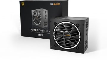 esi kluss! Pure Power 12 M 550W 80 Plus Gold ATX 3.0 datora barošanas bloks