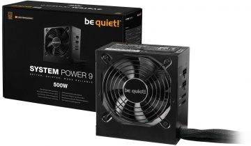 Будьте тихими! Блок питания System Power 9 500 Вт CM 80 Plus Bronze для компьютера