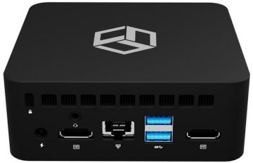 Mini dators Qoobe ANN100 N100/12GB/SSD-512GB/Win 11 Pro melns