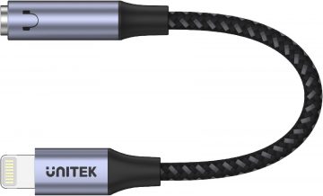 Unitek adapteris Lightning uz 3,5 mm mini ligzdu (F) Unitek adapteris Lightning uz 3,5 mm mini ligzdu (F)