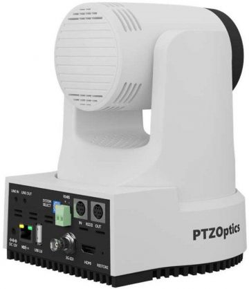 PTZOptics 12X Move 4K balta kamera PT12X-4K-WH-G3