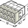 Ātrais savienotājs WIRE 8x 0.5-2.5mm2 WAGO 2273-208 (50 gab. iepakojums)