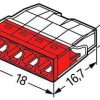 Ātrais savienotājs VADS 4x 0.5-2.5mm2 WAGO 2273-204 (100 gab. iepakojums)