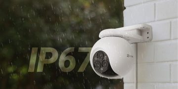 Ezviz H80f Multi IP kamera ar trīskāršu objektīvu 12MPx (3 x 2K+)
