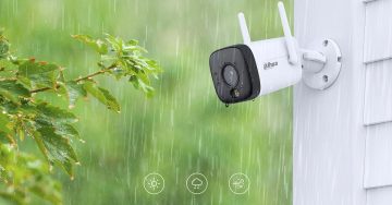 Dahua IP uzraudzības komplekts 8 WI-FI kameras 5MPx aktīva atbaidīšana LED IR līdz 30m