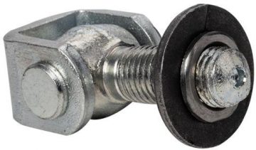 PSG 61.012.01 metināšanas eņģe - M16 vītne (regulējama, cinkota cilpa)