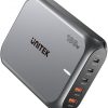 Unitek ātrās uzlādes lādētājs 2xUSB-A 3xUSB-C GAN 188W