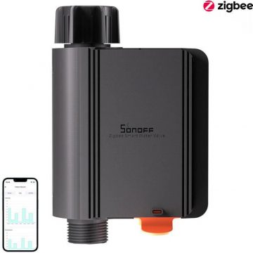 Viedais ZigBee ūdens vārsts/skaitītājs SONOFF SWV-BSP (3/4")