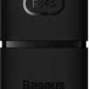 Baseus AirJoy sērijas 2 gab. Ethernet RJ-45 tīkla kabeļu savienotājs - melns