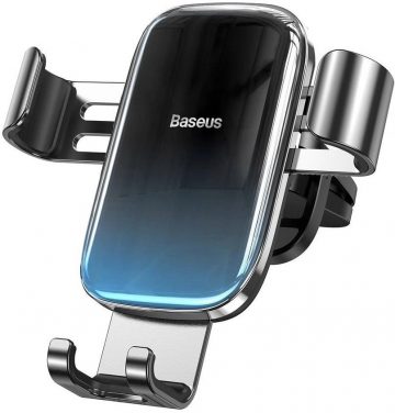 Baseus Glaze gravity automašīnas gaisa ventilācijas atveres turētājs, melns SUYL-LG01