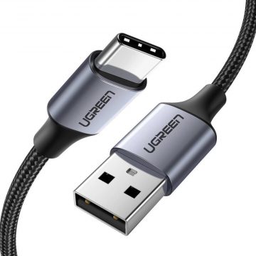 Ugreen US288 USB-A / USB-C QC 3.0 3A 2m kabelis - pelēks