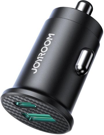 Joyroom JR-CCN16 Mini 15W automašīnas lādētājs, melns