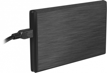 Ārējais diska korpuss Natec Rhino SATA 2,5 collu USB 2.0 Slim, melns
