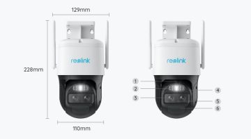 Reolink Trackmix sērijas G770 8MP LTE uzlādējama IP kamera