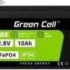 ЛИТИЙ-ЖЕЛЕЗО-ФОСФАТНАЯ БАТАРЕЯ LiFePO4 Green Cell Cube 12,8 В 10 А·ч LFPGC12V10 А·ч