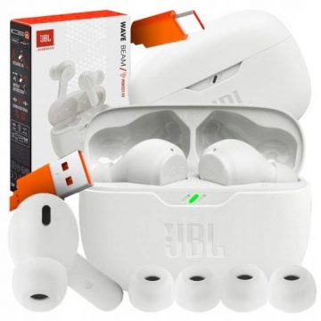Наушники-вкладыши JBL Wave Beam, белые