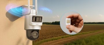 Hilook PTZ-S4-4G IP camera with solar panel