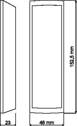 ROGER PRT12MF-R4 bekontaktis skaitytuvas