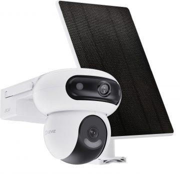 Ezviz HB90 IP kamera ar 8W saules paneli, divkārša, 4MP+4MP Wi-Fi, AOV