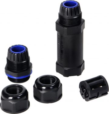 Ühenduskaabli muhv sirge IP68, M25, 3x6mm², 450V/30A OR-AE-13603