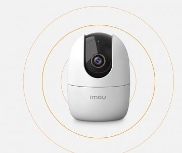 Imou Ranger 2 5MP IP kamera ar pelēku silikona korpusu