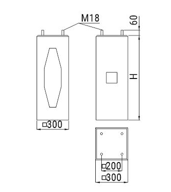 ATS FP2 saliekamais pamats ATS kolonnai