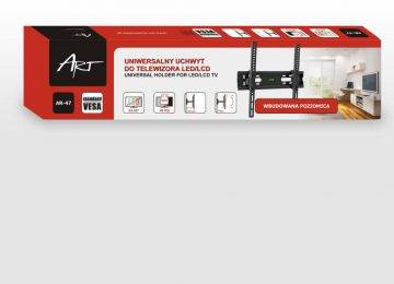 LCD/LED TV stiprinājums 23-55" 40KG AR-47 ART vertikāli regulējams