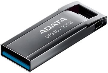 Adata USB flash drive UR340 32GB USB3.2 Gen1 black Adata USB flash drive UR340 32GB USB3.2 Gen1 black