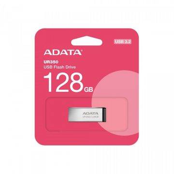 Adata USB-mälupulk UR350 128GB USB3.2 Gen1 metallik must