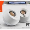 Creative Pebble 2.0 USB datora skaļruņi, balti