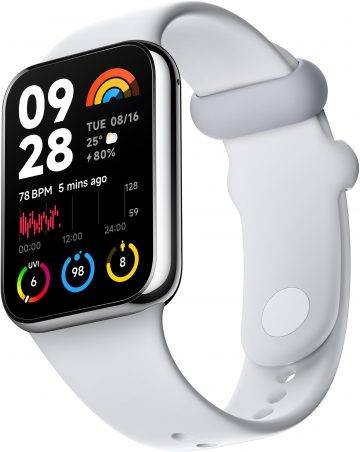 Xiaomi Smart Band 8 Pro viedā aproce, pelēka