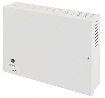 Импульсный блок питания, стабилизированный для 8 HD камер Pulsar PSDC08128T 12V/8A/8×1A/TOPIC