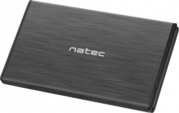 Ārējais diska korpuss Natec Rhino SATA 2,5 collu USB 2.0 Slim, melns