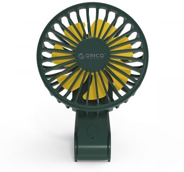 Портативный вентилятор Orico GXZ-F833 USB-C, зеленый