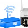 IP-kaamera EasyCam pööratav välistingimustes WiFi LED 25m Tuya 4MP 4 x suum EC-4PT12L16IR