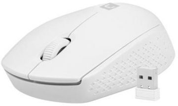 NATEC STORK bezvadu pele 1600DPI balta optiskā USB