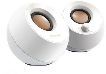 Creative Pebble 2.0 USB datora skaļruņi, balti