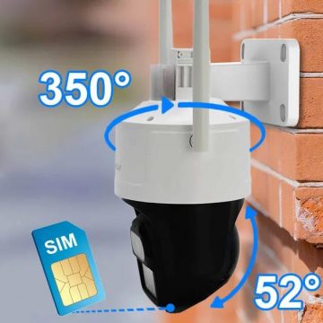 ORLLO Z17 Ultra 4K IP kamera āra lietošanai, rotējoša, GSM, paredzēta SIM kartei