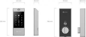 Ezviz DL04 Pro viedā digitālā slēdzene Ezviz DL04 Pro viedā digitālā slēdzene