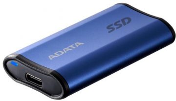 Adata SE880 2TB ārējais SSD disks USB3.2A/C Gen2x2, zils