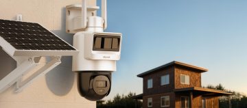 Hilook PTZ-S4-4G IP camera with solar panel