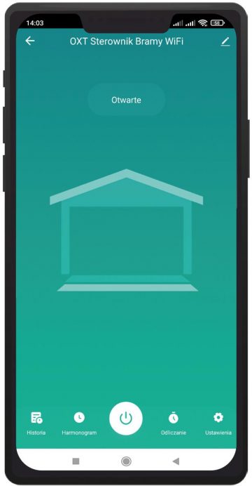 OXT modulis Tuya Wi-Fi garāžas durvīm (T210GL) bez sensora