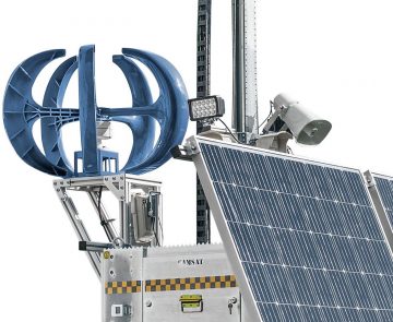 Mobilus bokštas nuotoliniam CCTV vaizdo stebėjimui iCAM-TOWER AI 5MQ3